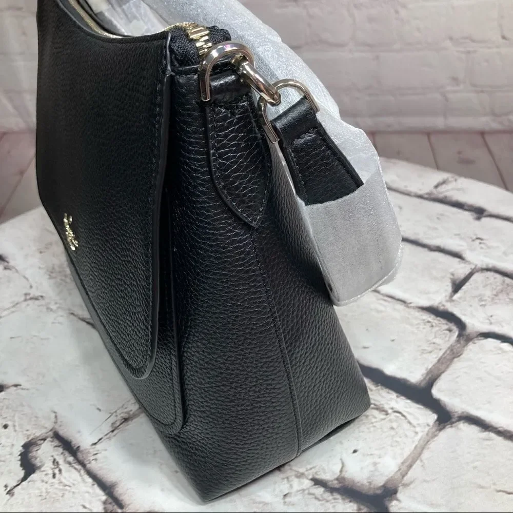 KATE SPADE melody black flap shoulder bag $399